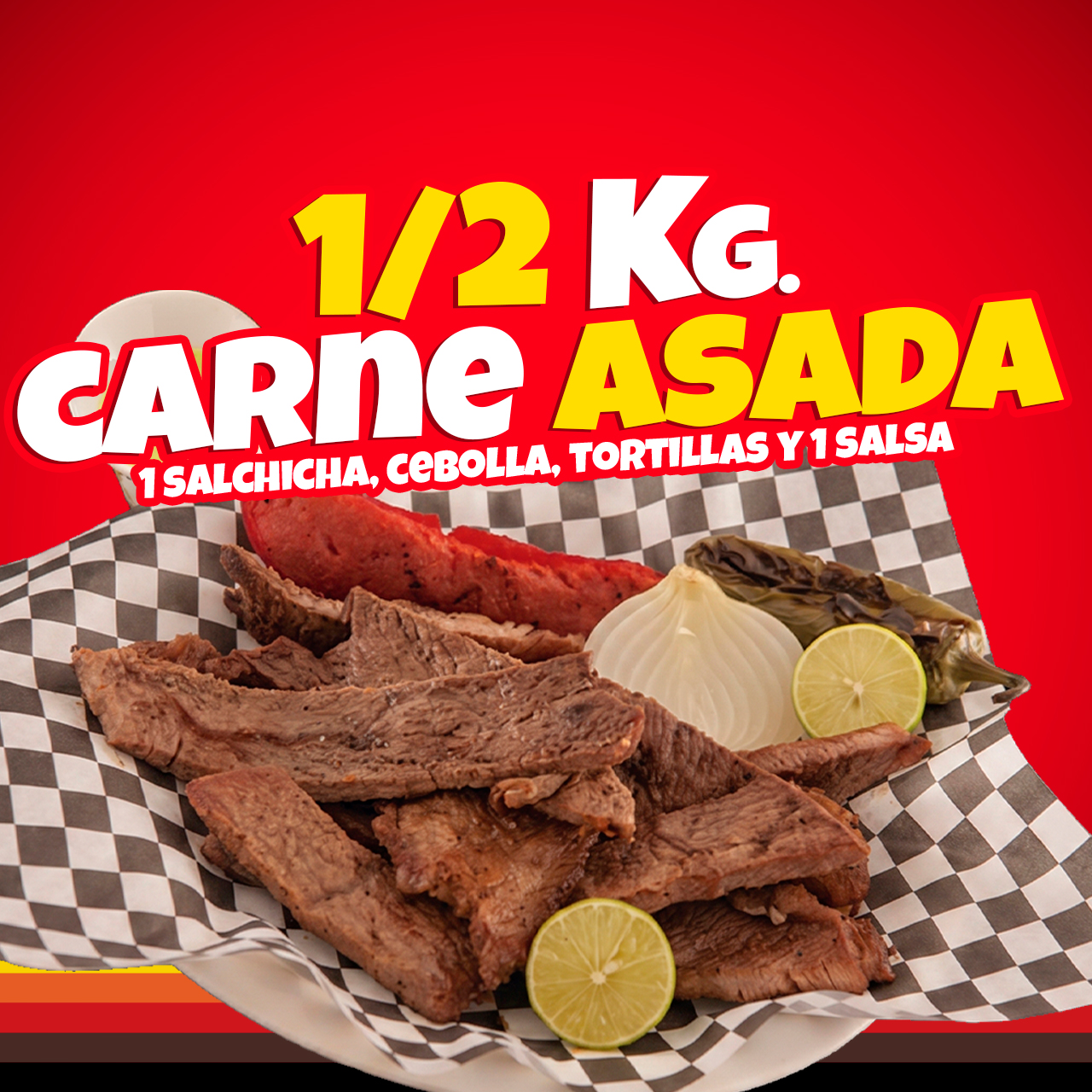 1/2 KG CARNE ASADA