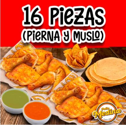 Paquete 16 Piezas